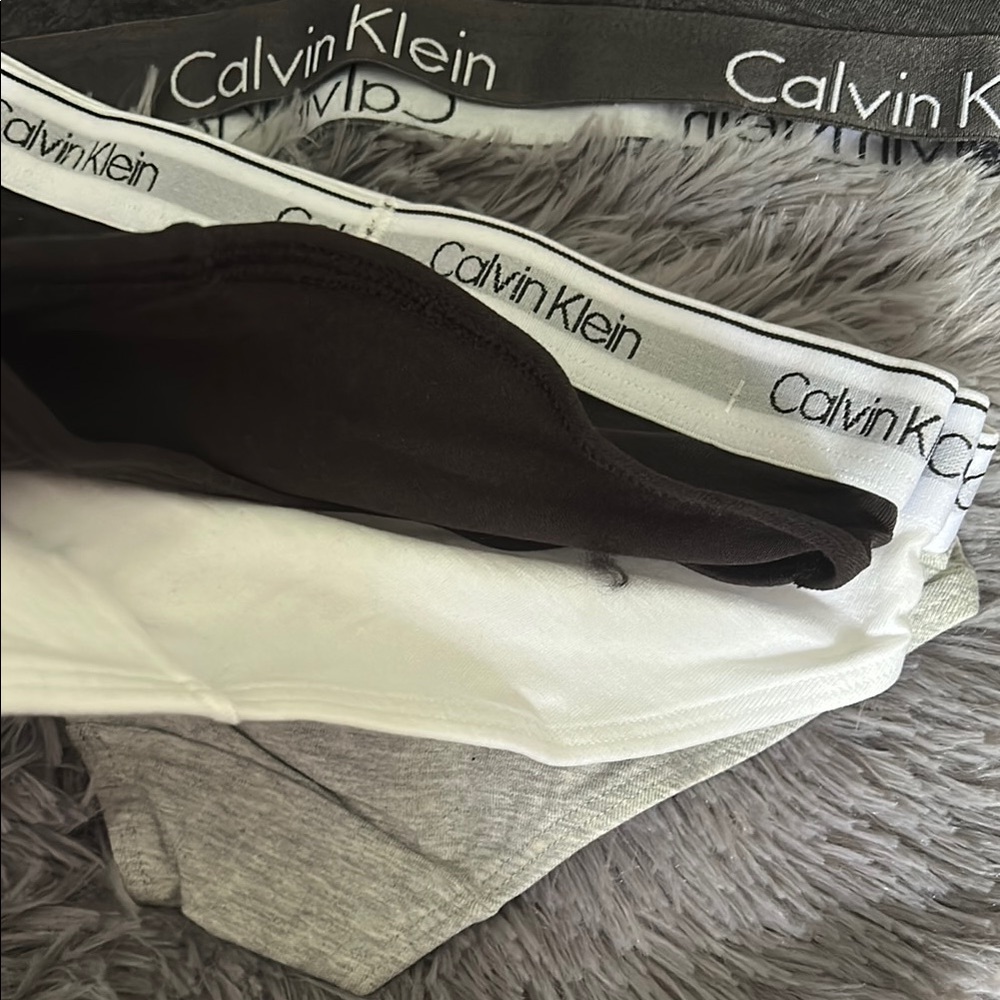 NWT size S girl bundle Calvin Klein Black and Gray Bralette Intimates Collection - Picture 2 of 8